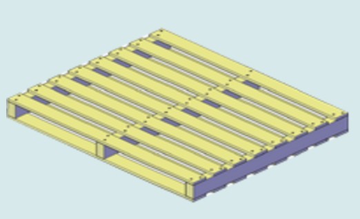 Pallet 2 hướng nâng - Công Ty TNHH MTV Pallet Phong Vân